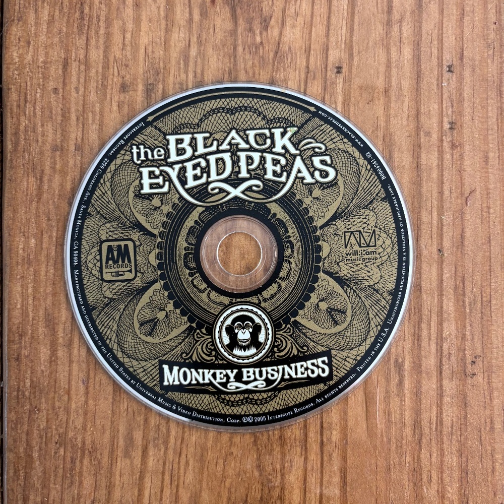 The Black Eyed Peas Monkey Business CD